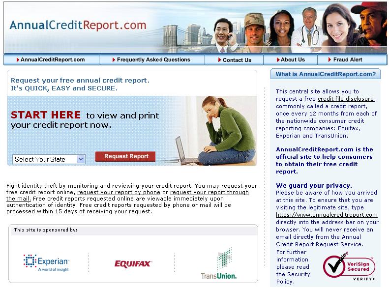 AnnualCreditReport (frontpage)